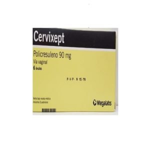 CERVIXEPT 90MG ÓVULOS X 6U