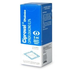 CIPROVAL OFTÁLMICO SOL. OFTÁLMICA F/5ML