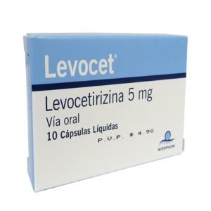 LEVOCET 5MG CAPS. SUELTAS