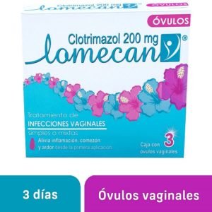 LOMECAN V ÓVULOS 200MG X 3