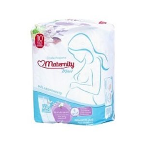 TOALLA POSPARTO MATERNITY MAXI X 10 UND