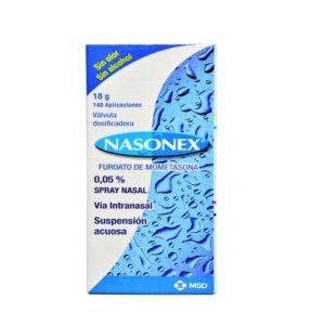 NASONEX SPRAY NASAL 0.05% F/18 G X140 DOSIS