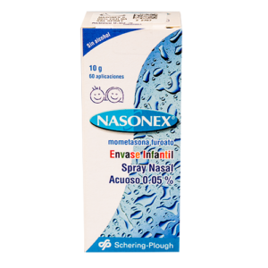 NASONEX INFANTIL SPRAY NASAL 0.05% F/18 G