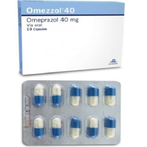 OMEZZOL 40 MG X10 CAPS