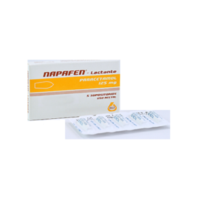 NAPAFEN LACTANTE SUPOSITORIO 125 MG X5