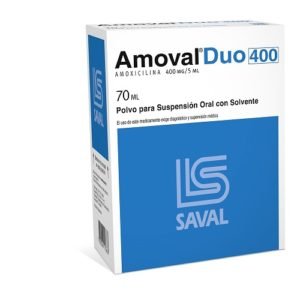AMOVAL DUO 400 MG SUSP X70ML