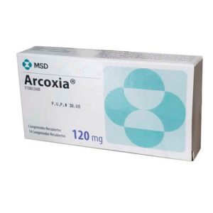 ARCOXIA 120 MG COMPR SUELTAS