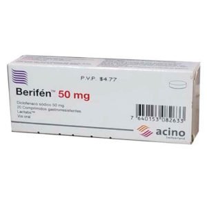 BERIFÉN 50 MG COMPR. SUELTAS