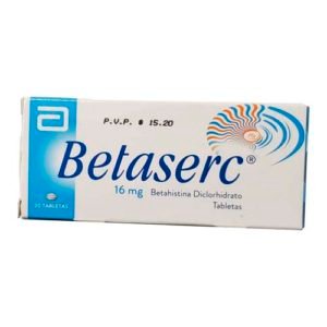 BETASERC 16 MG X20TABS.