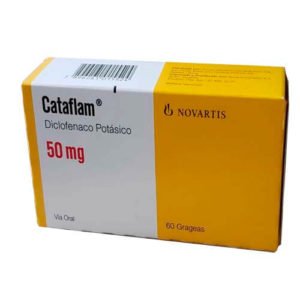 CATAFLAM 50 MG GRAGEAS SUELTAS
