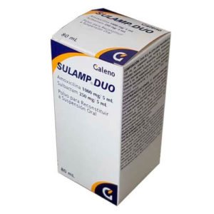 SULAMP DUO 1250 MG F/80 ML