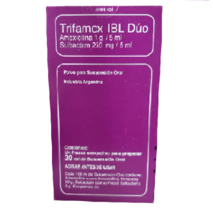 TRIFAMOX IBL DUO SUSP 1G X30ML