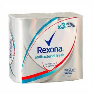JABÓN REXONA ANTIBACTERIAL FRESH 120 G C/U