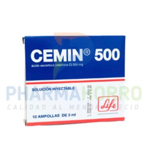 CEMIN AMPOLLA 500 MG X10