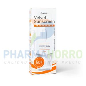 VELVET SUNSCREEN TRANSPARENTE X50ML
