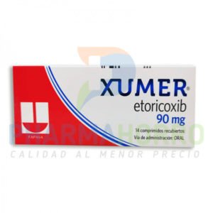 XUMER 90 MG X14 COMPR