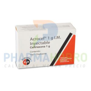 ACROCEF 1G AMP IM PACK