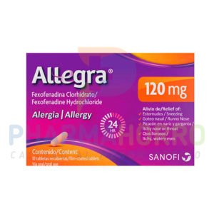 ALLEGRA 120 MG X10 SUELTAS