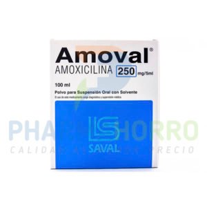 AMOVAL SUSP 250 MG/5ML X100ML