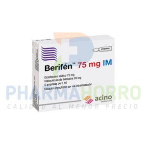BERIFEN 75MG IM AMPX5 SUELTAS