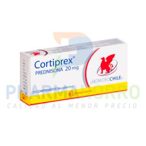 CORTIPREX 20 MG COMPR X20 SUELTOS