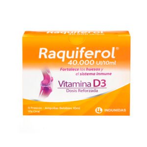 RAQUIFEROL AMP BEB 40000 UI X10ML X5